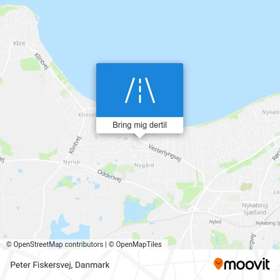 Peter Fiskersvej kort