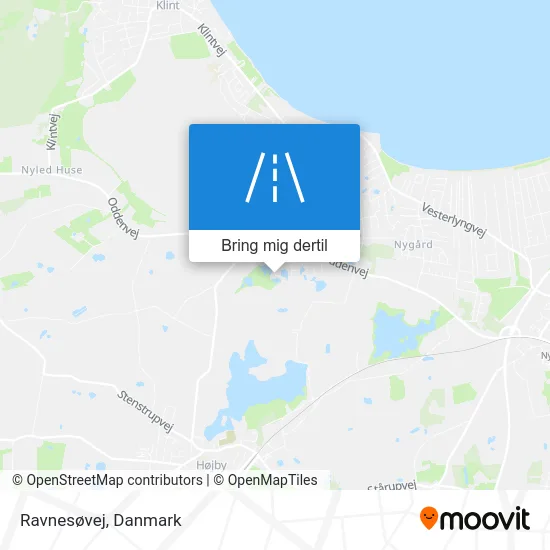 Ravnesøvej kort