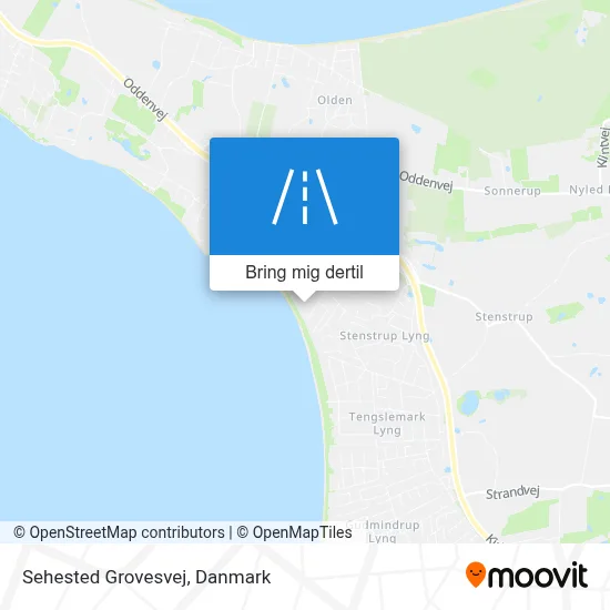 Sehested Grovesvej kort