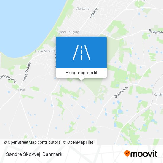 Søndre Skovvej kort