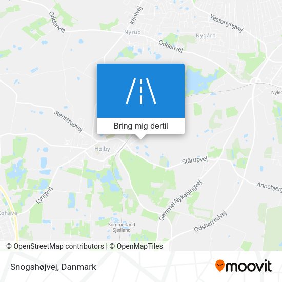 Snogshøjvej kort