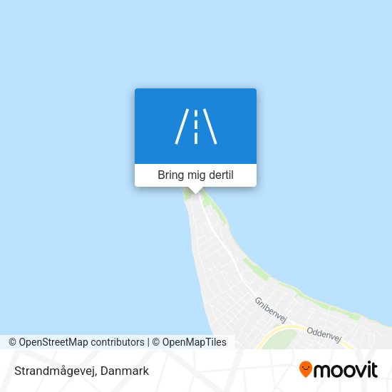 Strandmågevej kort