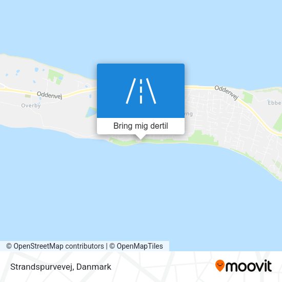 Strandspurvevej kort