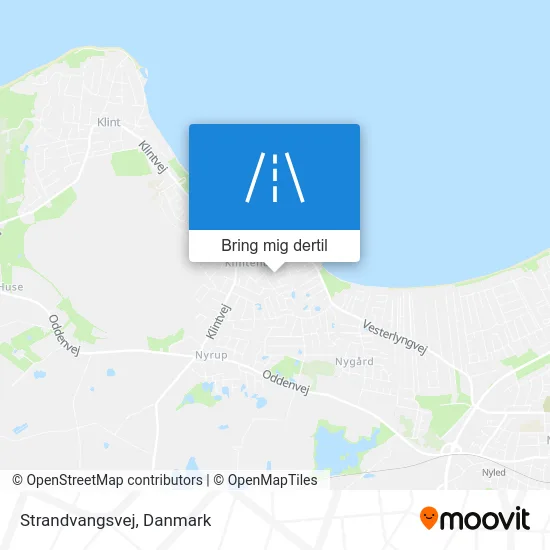 Strandvangsvej kort