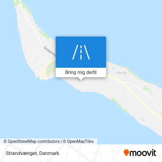 Strandvænget kort