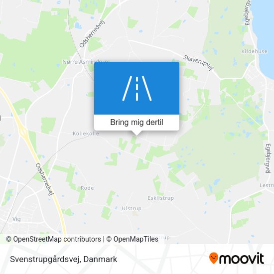 Svenstrupgårdsvej kort