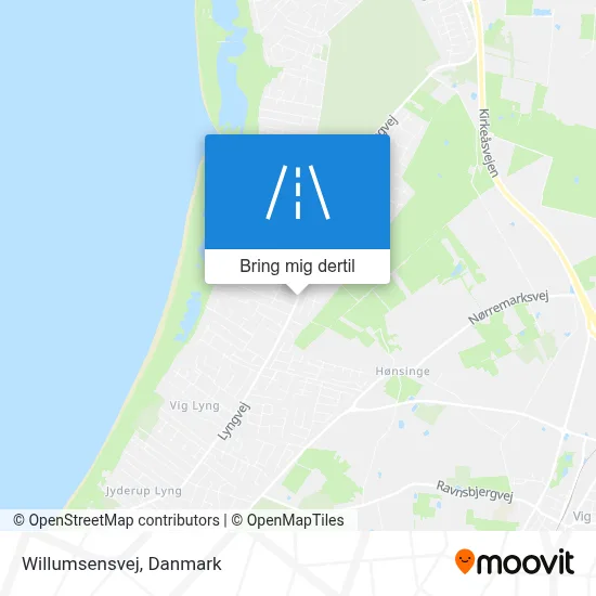 Willumsensvej kort