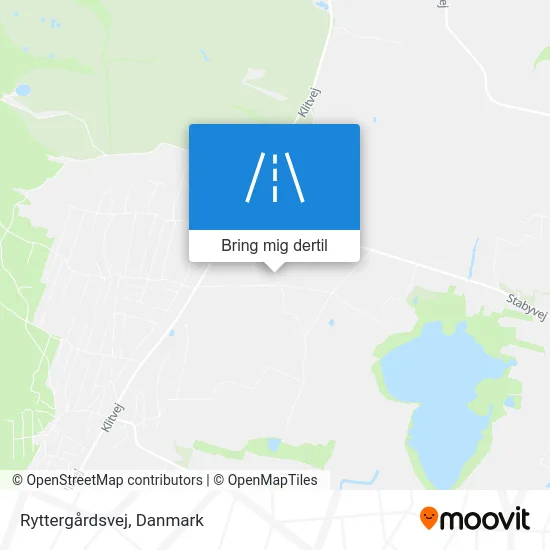 Ryttergårdsvej kort