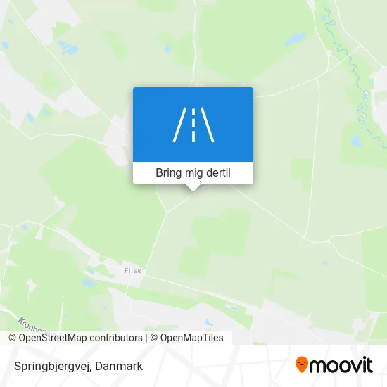 Springbjergvej kort