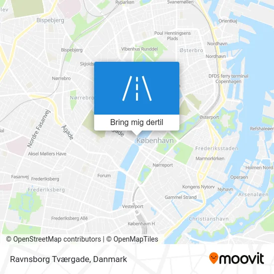 Ravnsborg Tværgade kort