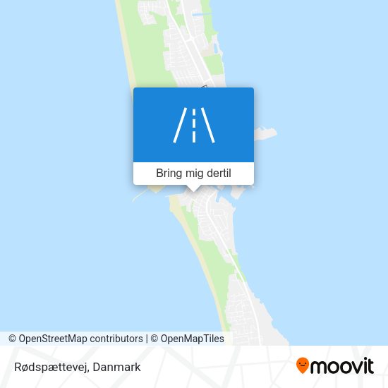 Rødspættevej kort