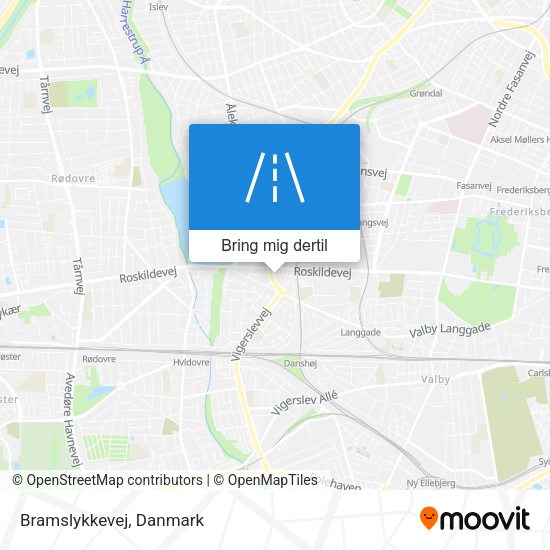 Bramslykkevej kort