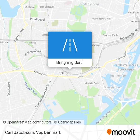 Carl Jacobsens Vej kort