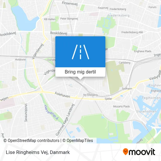 Lise Ringheims Vej kort