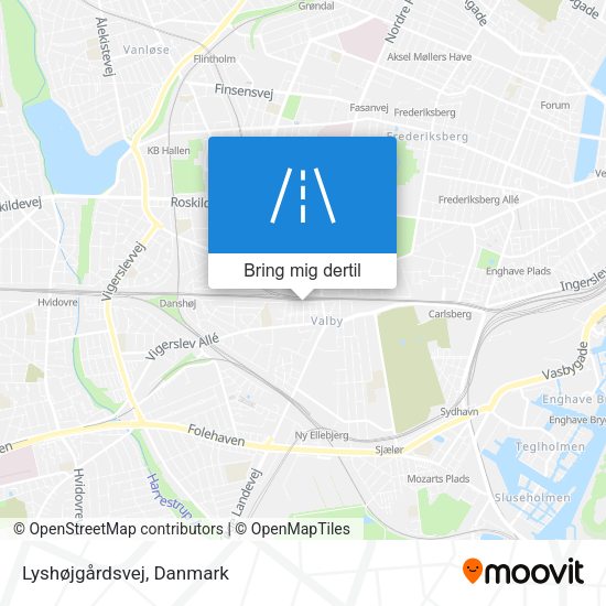 Lyshøjgårdsvej kort