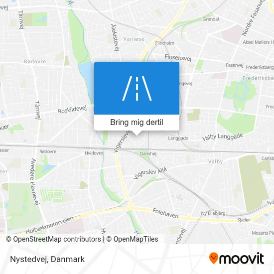 Nystedvej kort