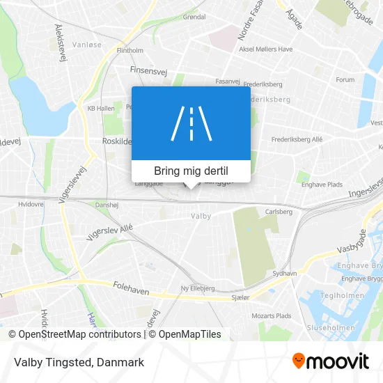 Valby Tingsted kort