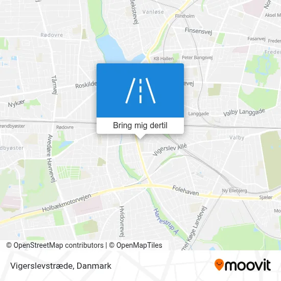 Vigerslevstræde kort