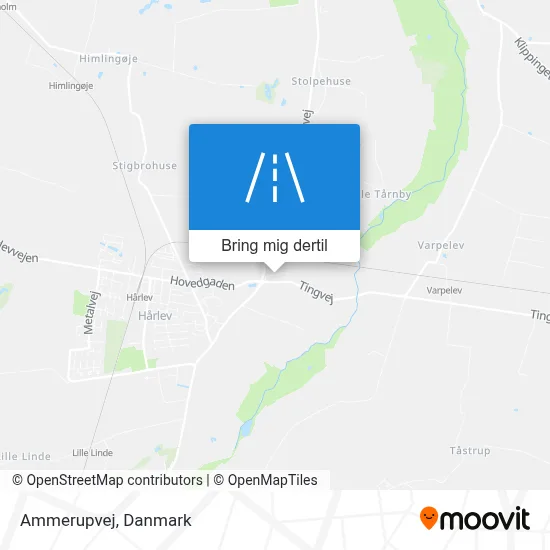 Ammerupvej kort