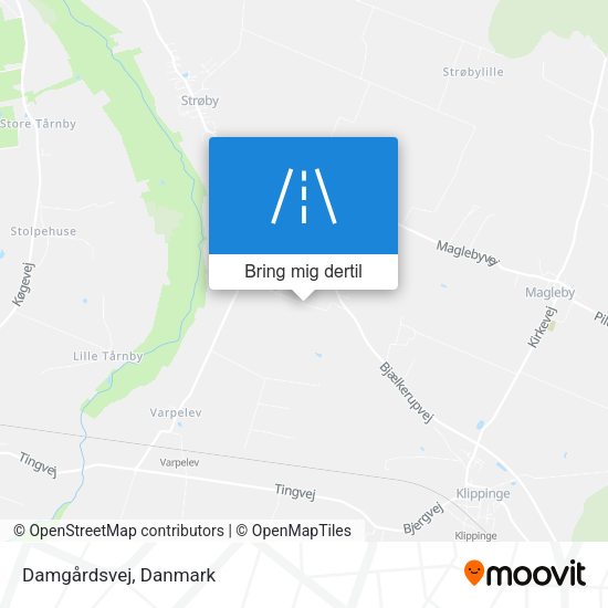 Damgårdsvej kort