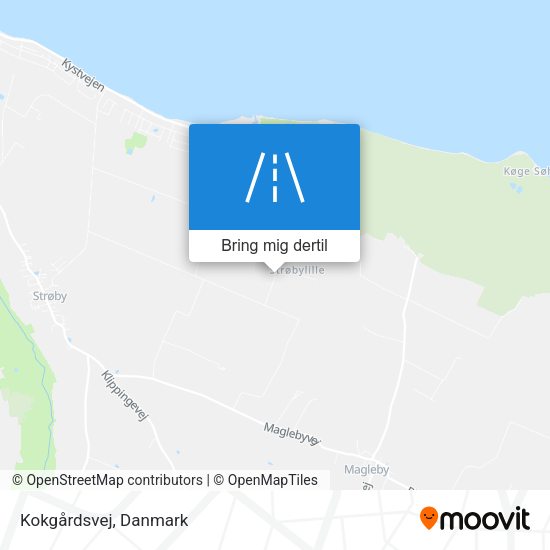 Kokgårdsvej kort