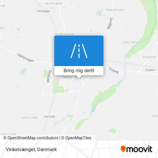 Vinkelvænget kort