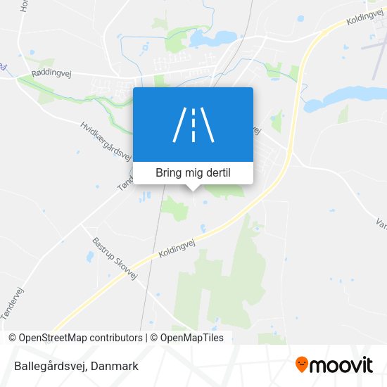 Ballegårdsvej kort