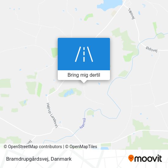 Bramdrupgårdsvej kort
