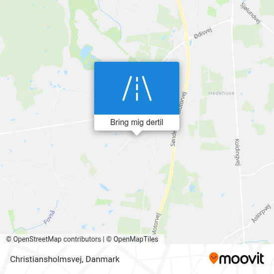 Christiansholmsvej kort