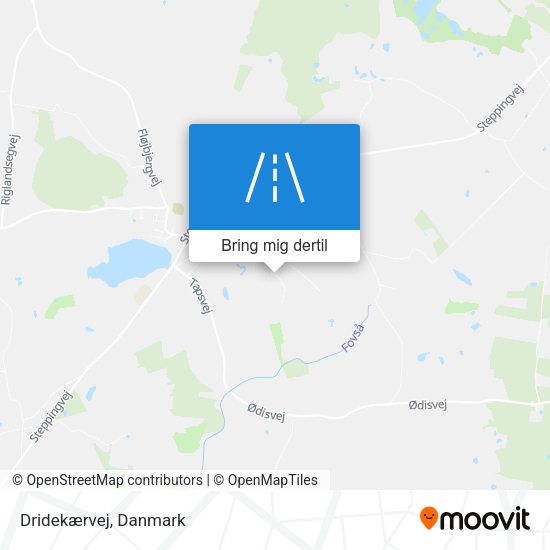 Dridekærvej kort