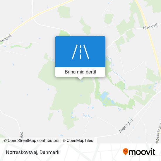Nørreskovsvej kort