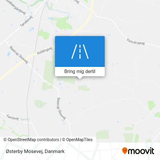 Østerby Mosevej kort