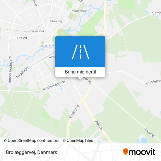Brolæggervej kort