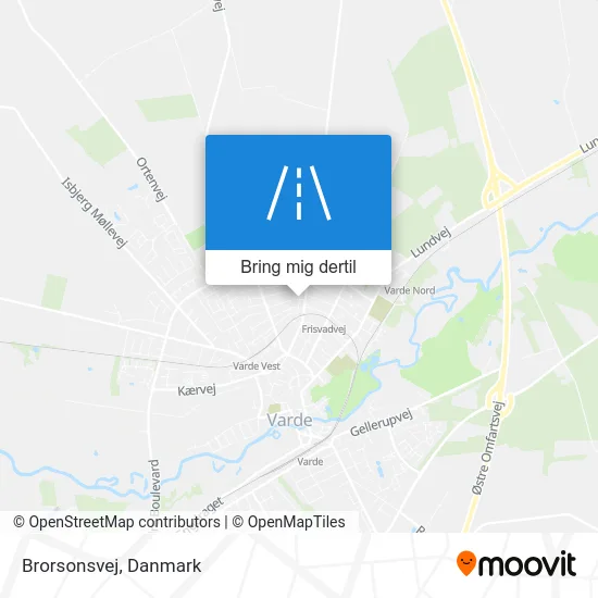 Brorsonsvej kort