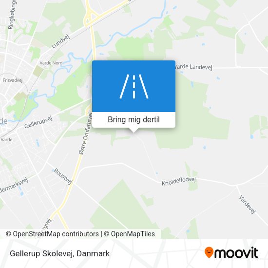 Gellerup Skolevej kort