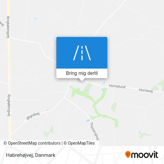 Habrehøjvej kort