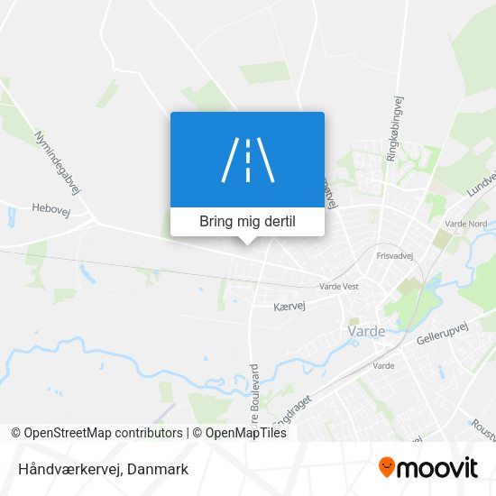 Håndværkervej kort