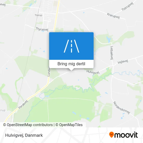 Hulvigvej kort