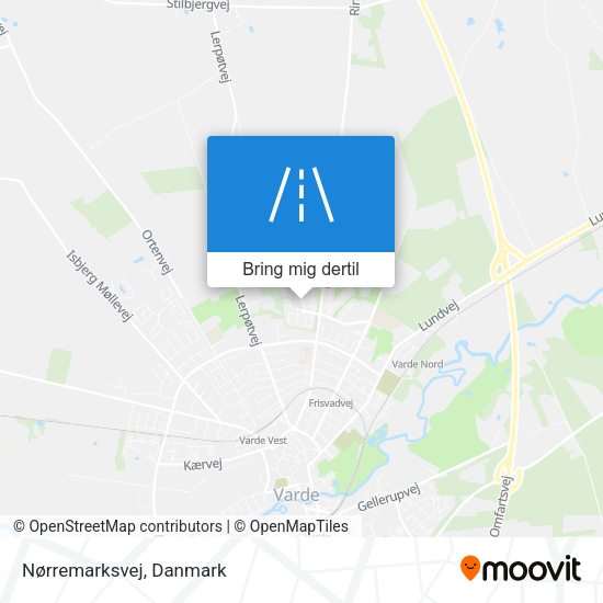 Nørremarksvej kort