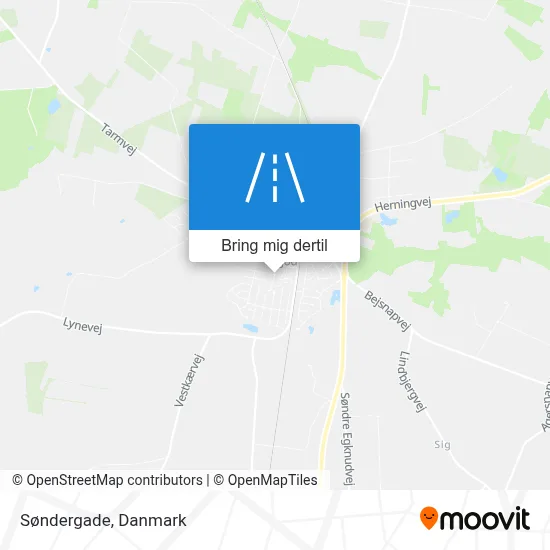 Søndergade kort