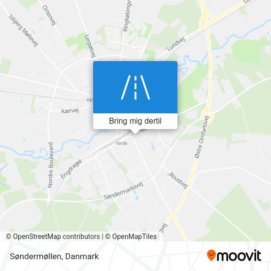 Søndermøllen kort