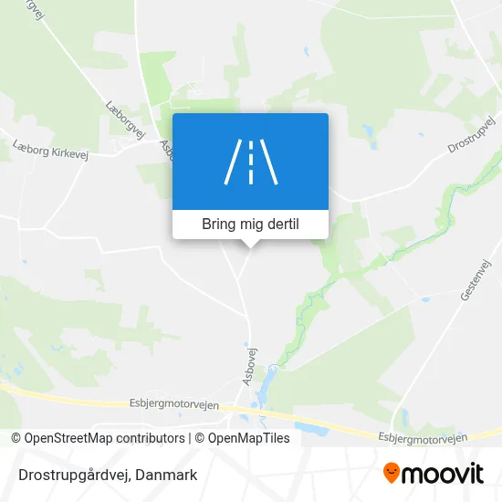 Drostrupgårdvej kort