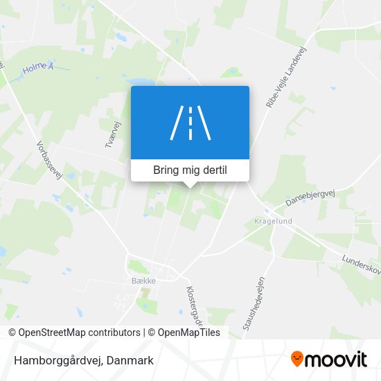Hamborggårdvej kort