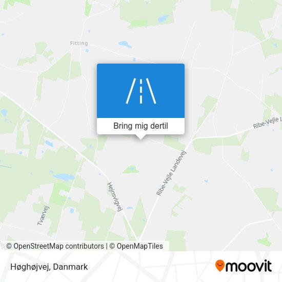 Høghøjvej kort