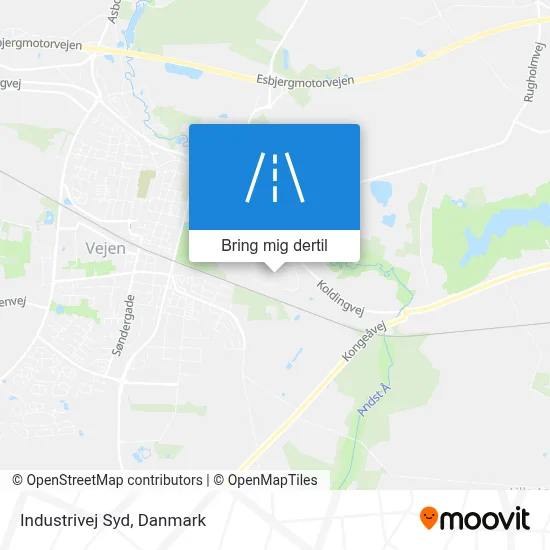 Industrivej Syd kort