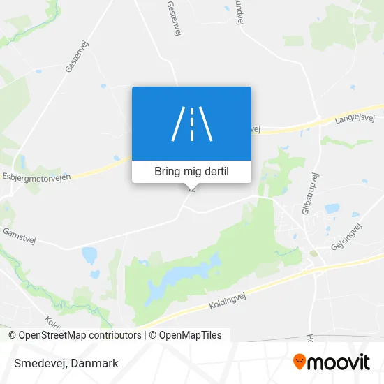 Smedevej kort