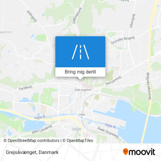 Grejsåvænget kort