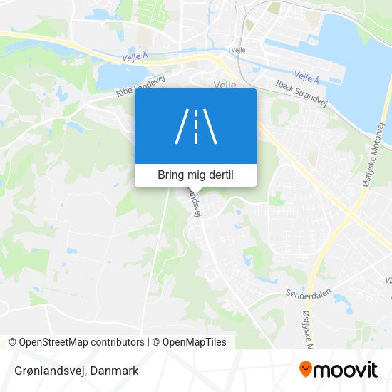 Grønlandsvej kort