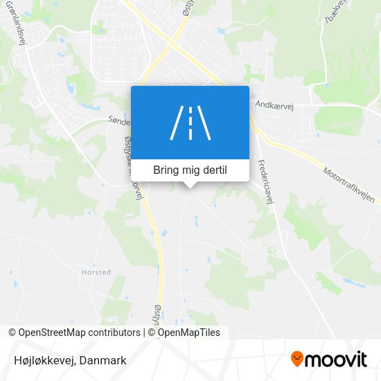 Højløkkevej kort