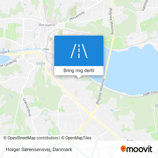 Holger Sørensensvej kort